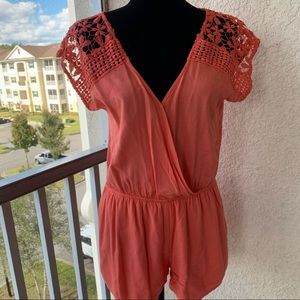Sold!Alya lace wrap romper